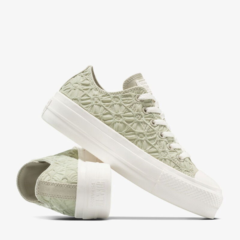 Converse Chuck Taylor All Star Lift Platform Textured Material Kadın Sneaker Ayakkabı - 5