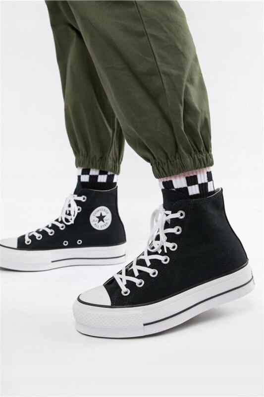 Converse Chuck Taylor All Star Lift Siyah Kadın Günlük Ayakkabı - 5