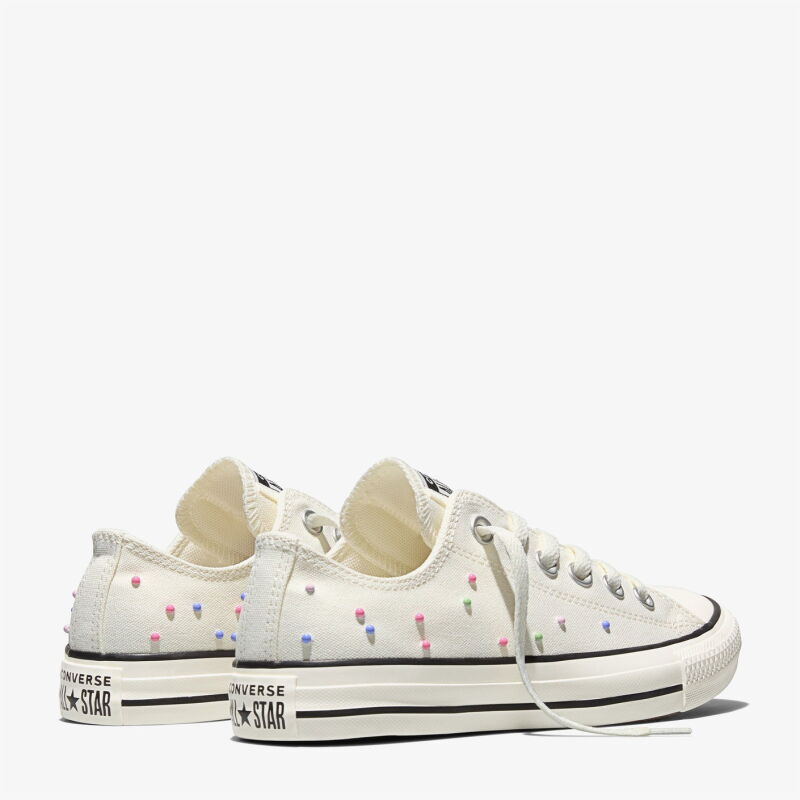 Converse Chuck Taylor All Star Mini Studs Bej Kadın Sneaker Ayakkabı - 4