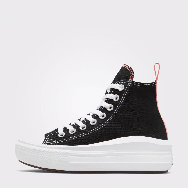 Converse Chuck Taylor All Star Move Platform Canvas Siyah Çocuk Günlük Ayakkabı - Converse (1)