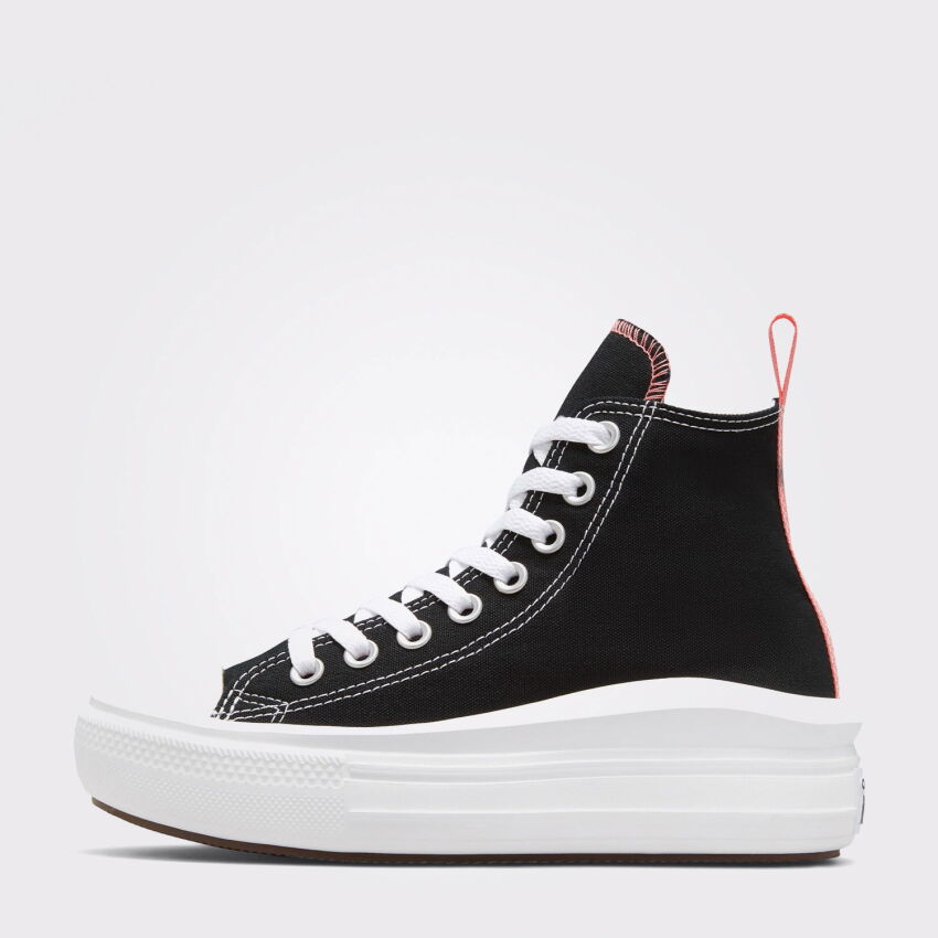 Converse Chuck Taylor All Star Move Platform Canvas Siyah Çocuk Günlük Ayakkabı - 2
