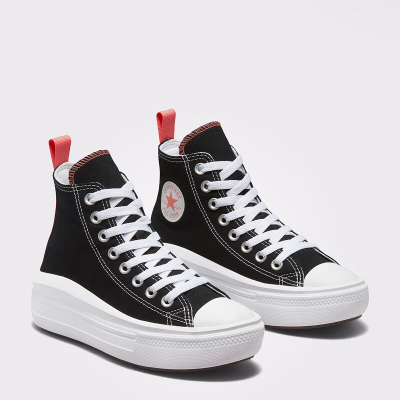 Converse Chuck Taylor All Star Move Platform Canvas Siyah Çocuk Günlük Ayakkabı - 3
