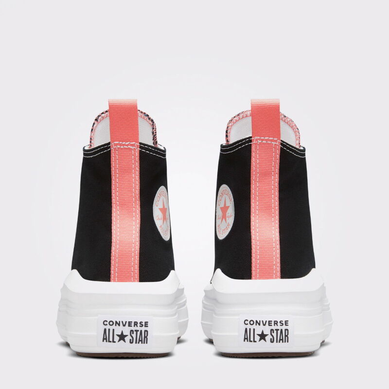 Converse Chuck Taylor All Star Move Platform Canvas Siyah Çocuk Günlük Ayakkabı - 4