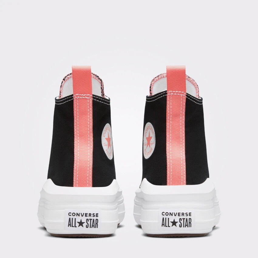 Converse Chuck Taylor All Star Move Platform Canvas Siyah Çocuk Günlük Ayakkabı - 4