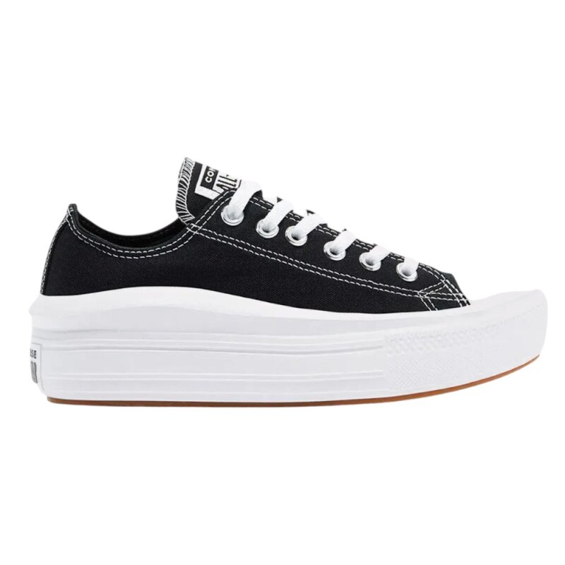 Converse CHUCK TAYLOR ALL STAR MOVE PLATFORM Siyah-Beyaz Kadın Sneaker 570256C-001 - 1