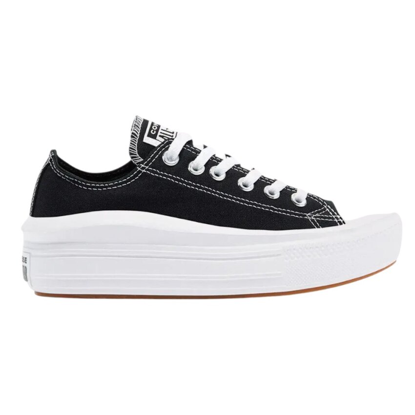 Converse CHUCK TAYLOR ALL STAR MOVE PLATFORM Siyah-Beyaz Kadın Sneaker 570256C-001 - 1