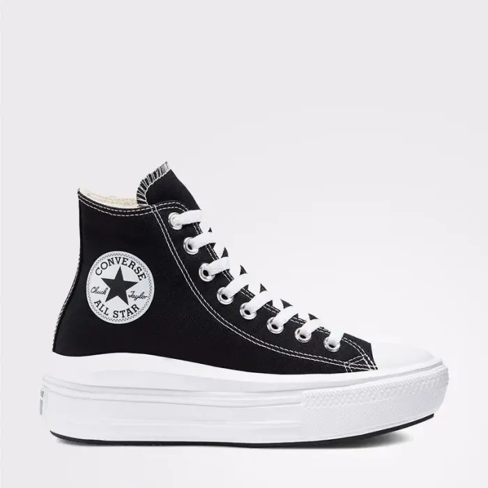 Converse CHUCK TAYLOR ALL STAR MOVE PLATFORM Siyah-Beyaz Kadın Spor Ayakkabı - 1