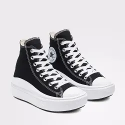 Converse CHUCK TAYLOR ALL STAR MOVE PLATFORM Siyah-Beyaz Kadın Spor Ayakkabı - 3