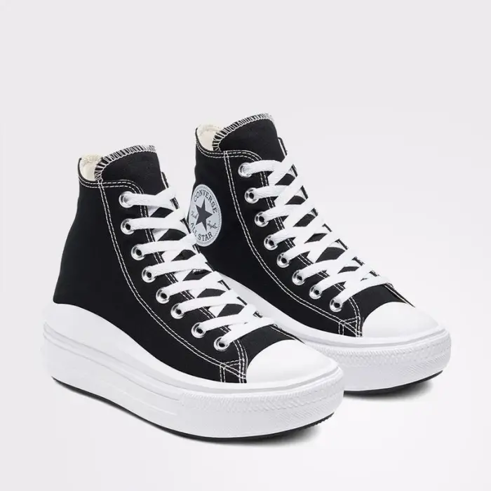 Converse CHUCK TAYLOR ALL STAR MOVE PLATFORM Siyah-Beyaz Kadın Spor Ayakkabı - 3