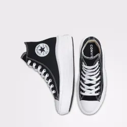 Converse CHUCK TAYLOR ALL STAR MOVE PLATFORM Siyah-Beyaz Kadın Spor Ayakkabı - 4