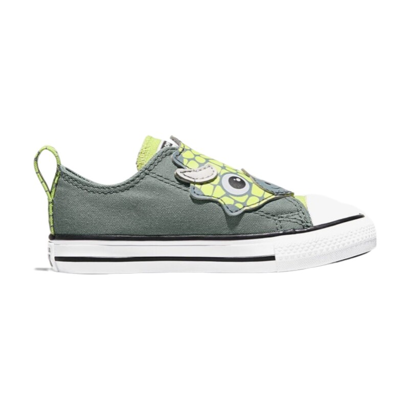 Converse Chuck Taylor All Star One Strap Dinos Easy-On Yeşil Çocuk Günlük Ayakkabı - 1