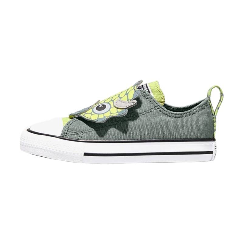 Converse Chuck Taylor All Star One Strap Dinos Easy-On Yeşil Çocuk Günlük Ayakkabı - 2