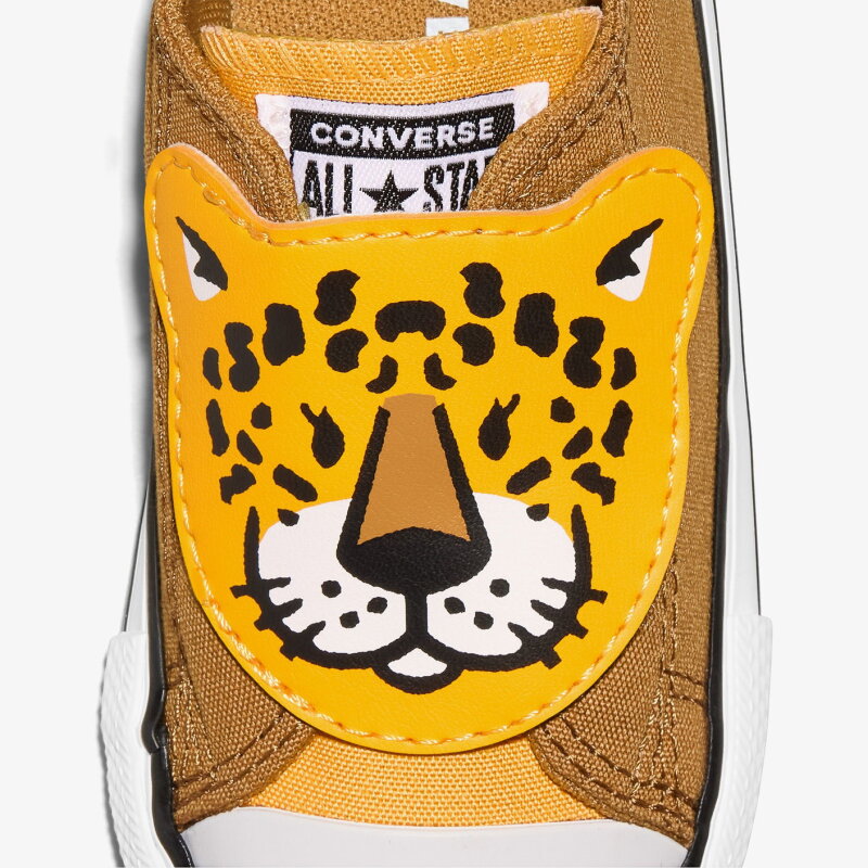 Converse Chuck Taylor All star One Strap Leopards Easy-On Sarı Çocuk Günlük Ayakkabı - 6