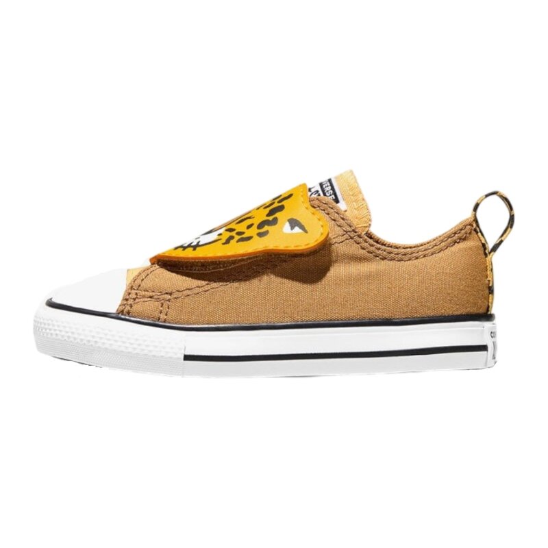 Converse Chuck Taylor All star One Strap Leopards Easy-On Sarı Çocuk Günlük Ayakkabı - 2