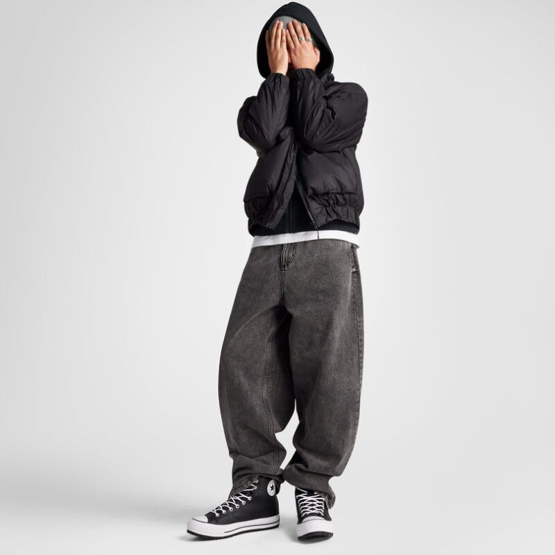 Converse Chuck Taylor All Star Water-Repellent Hiker Siyah Kadın Bot - 7