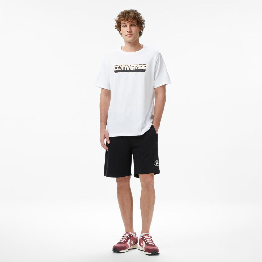 Converse Dimension Logo Beyaz Erkek Tshirt - 3
