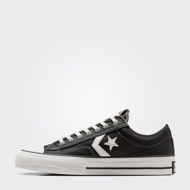 Converse Star Player 76 Fall Leather Siyah Kadın Sneaker Ayakkabı - Converse (1)