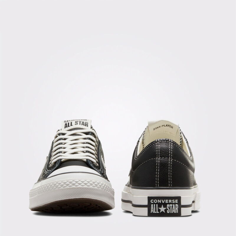 Converse Star Player 76 Fall Leather Siyah Kadın Sneaker Ayakkabı - 5