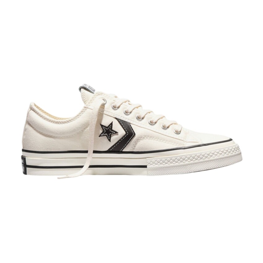 Converse Star Player 76 Premium Canvas Beyaz Erkek Sneaker Ayakkabı - 1