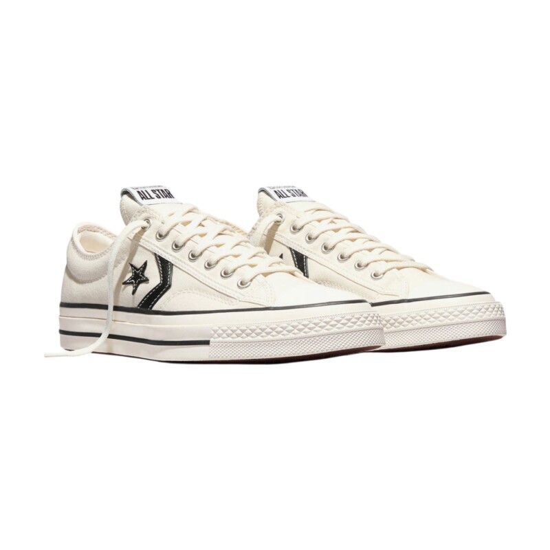 Converse Star Player 76 Premium Canvas Beyaz Erkek Sneaker Ayakkabı - 3