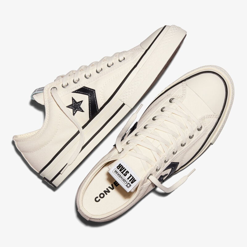 Converse Star Player 76 Premium Canvas Beyaz Erkek Sneaker Ayakkabı - 5
