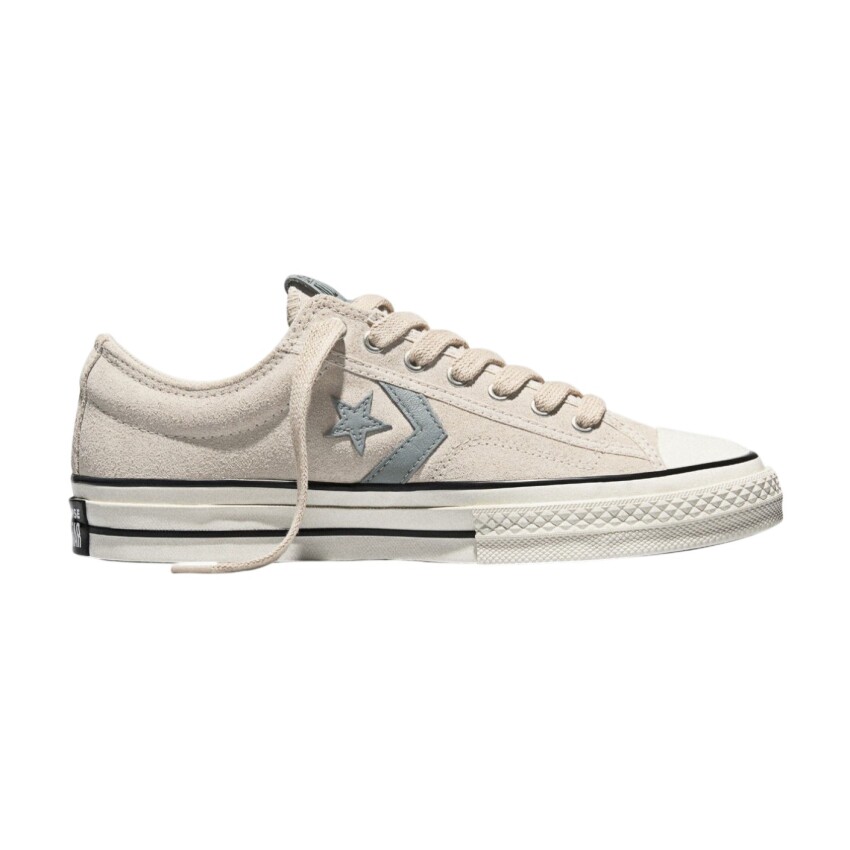 Converse Star Player 76 Suede Bej Erkek Sneaker Ayakkabı - 1