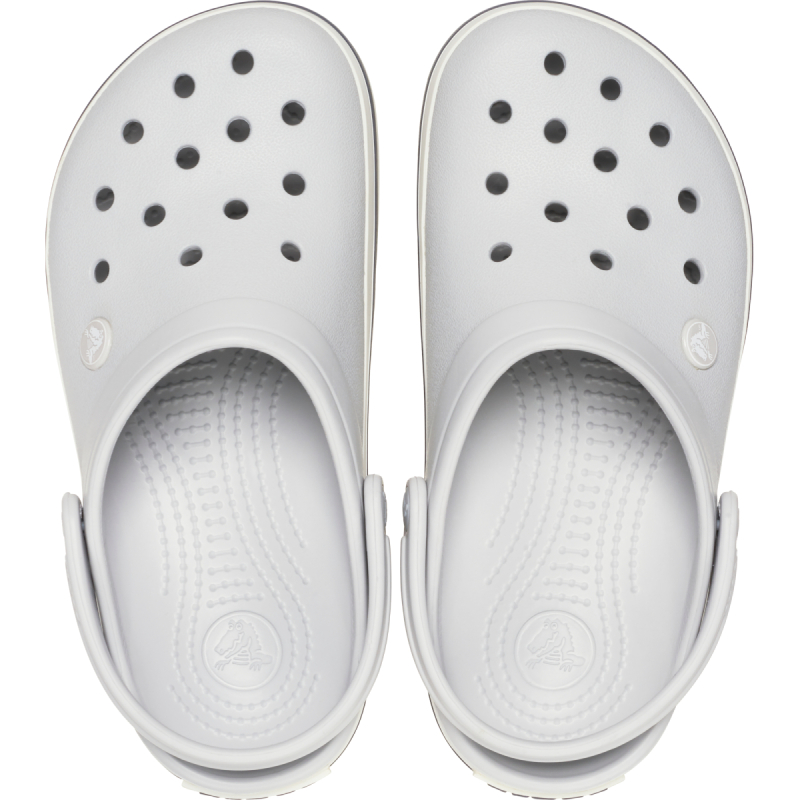 Crocs Crocband Gri-Beyaz Unisex Terlik - 3