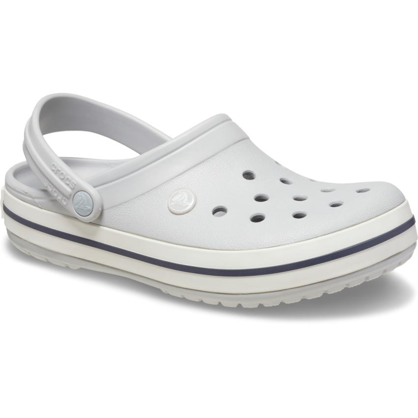 Crocs Crocband Gri-Beyaz Unisex Terlik - 5