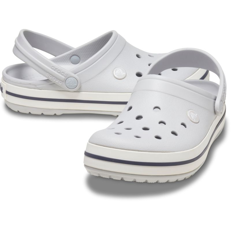 Crocs Crocband Gri-Beyaz Unisex Terlik - 2