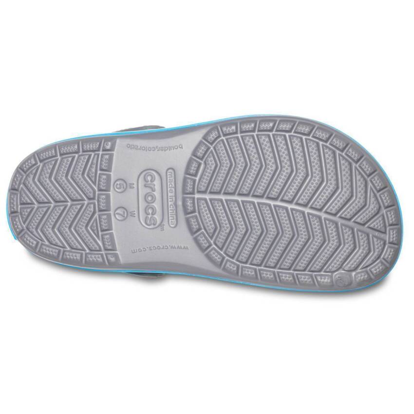 Crocs Crocband Gri-Mavi Erkek Terlik - 4