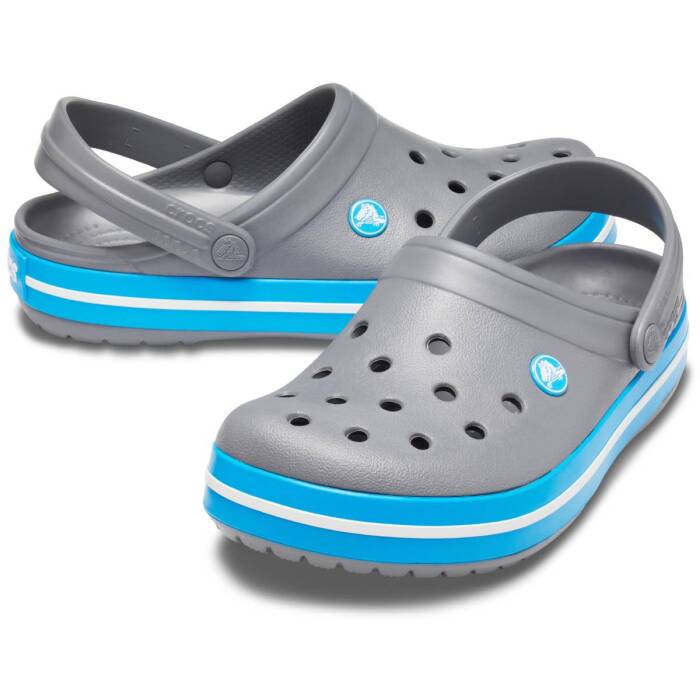 Crocs Crocband Gri-Mavi Erkek Terlik - 2