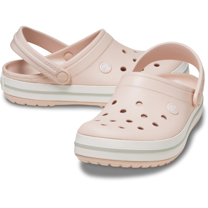 Crocs Crocband Pembe-Beyaz-Yeşil Kadın Terlik - 2