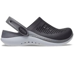 Crocs LiteRide 360 Clog Siyah-Gri Çocuk Terlik - 1