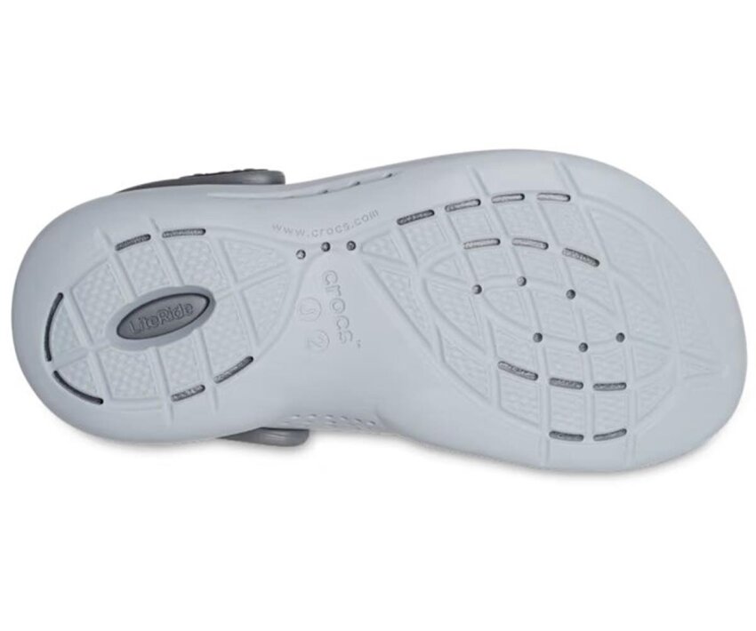 Crocs LiteRide 360 Clog Siyah-Gri Çocuk Terlik - 4