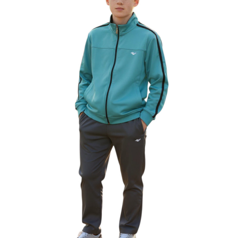 Crosstime 1051-G Çocuk Eşofman Takım Turkuaz Çocuk Eşofman Takımı - Crosstime