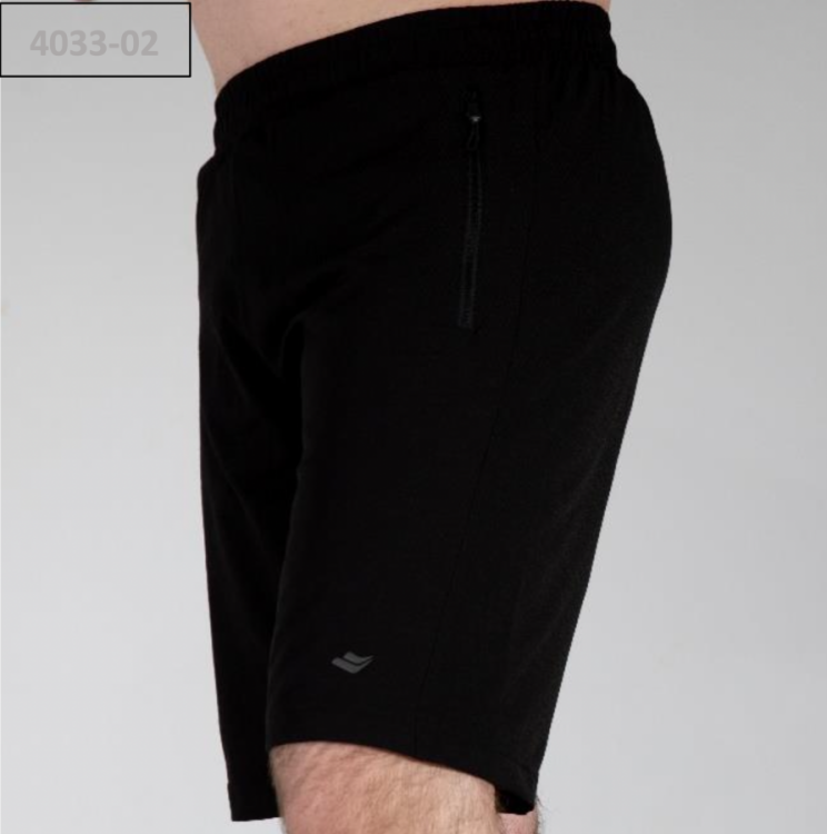 Crosstime 4033 Armürlü Likra SİYAH Erkek Şort - Crosstime