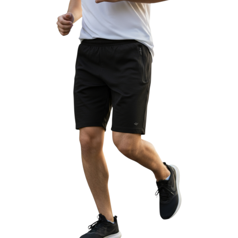 Crosstime 4033 Armürlü Likra SİYAH Erkek Şort - Crosstime