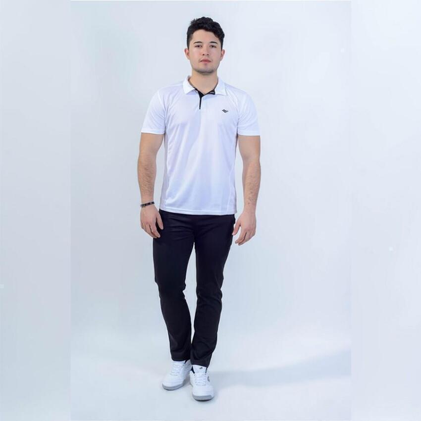 Crosstime 5017 Erkek Polo Tshirt BEYAZ Erkek Polo Tshirt 5017-04 - 1