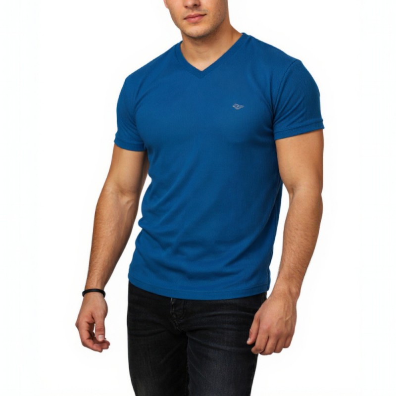 Crosstime 5019 İndigo Erkek Tshirt - Crosstime