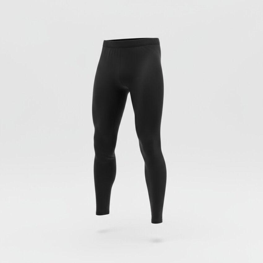 Crosstime 8002 Erkek Uzun Tayt SİYAH Erkek Tayt 8002-02 - 2