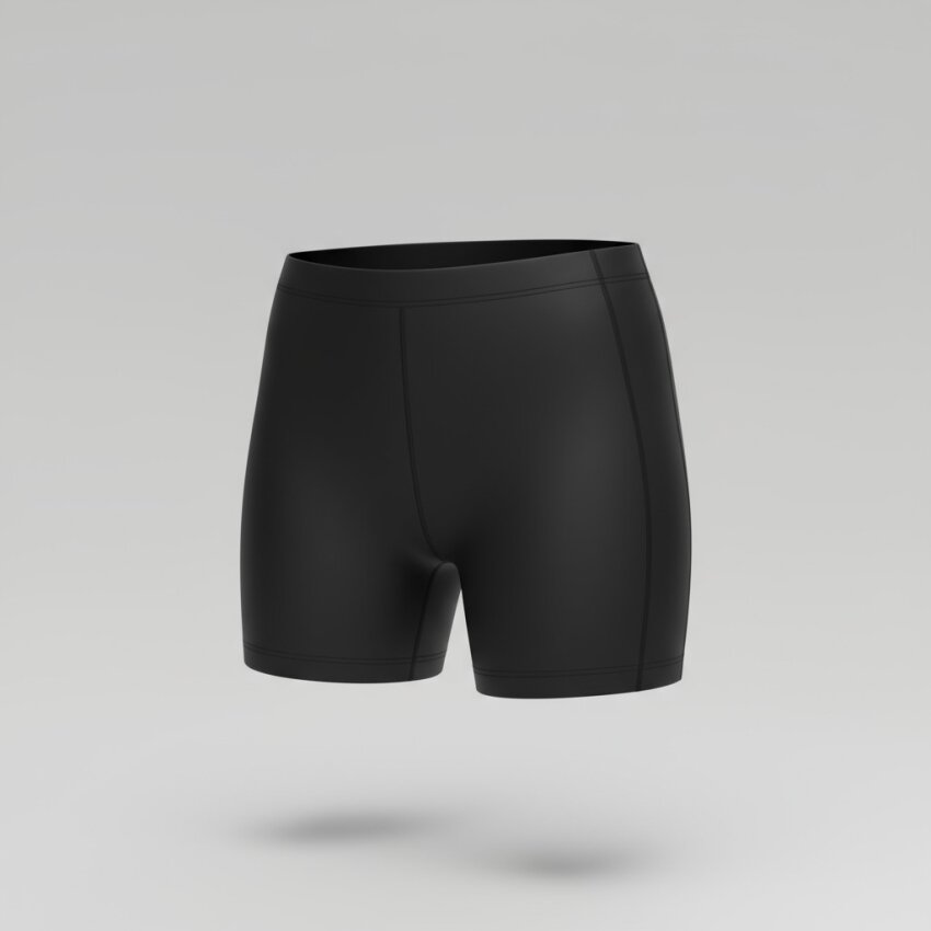 Crosstime 8102 Kısa Siyah Kadın Tayt - 2