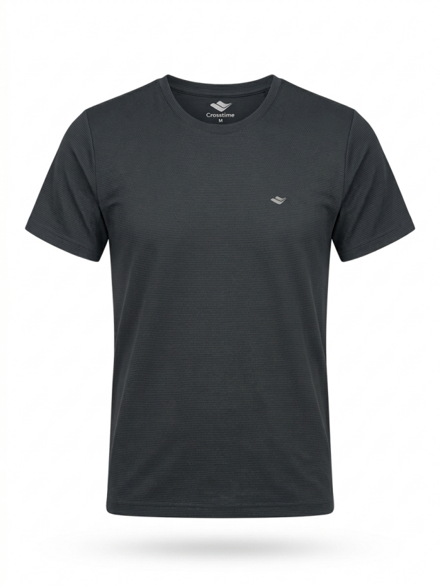 Crosstime Basic Antrasit Erkek Tshirt - 1