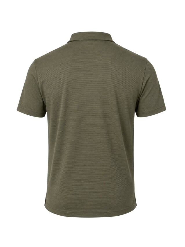 Crosstime Battal Waffle Yeşil Erkek Polo Tshirt - 2