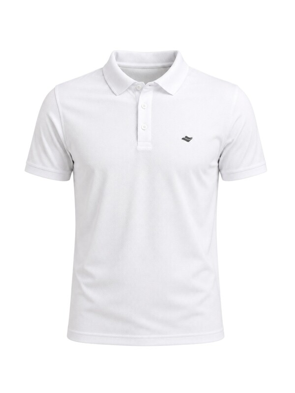 Crosstime Waffle Beyaz Erkek Polo Tshirt - Crosstime