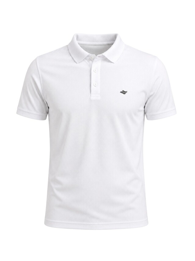 Crosstime Waffle Beyaz Erkek Polo Tshirt - 1