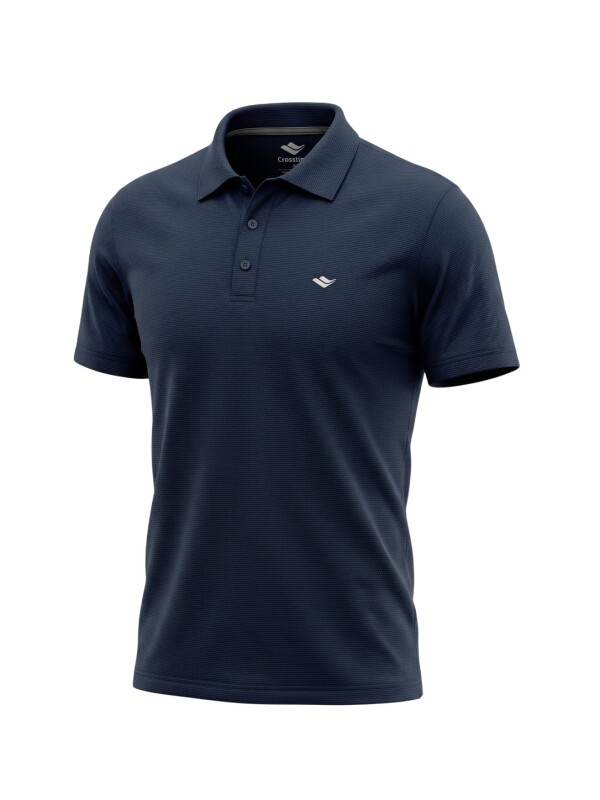 Crosstime Waffle Lacivert Erkek Polo Tshirt - Crosstime