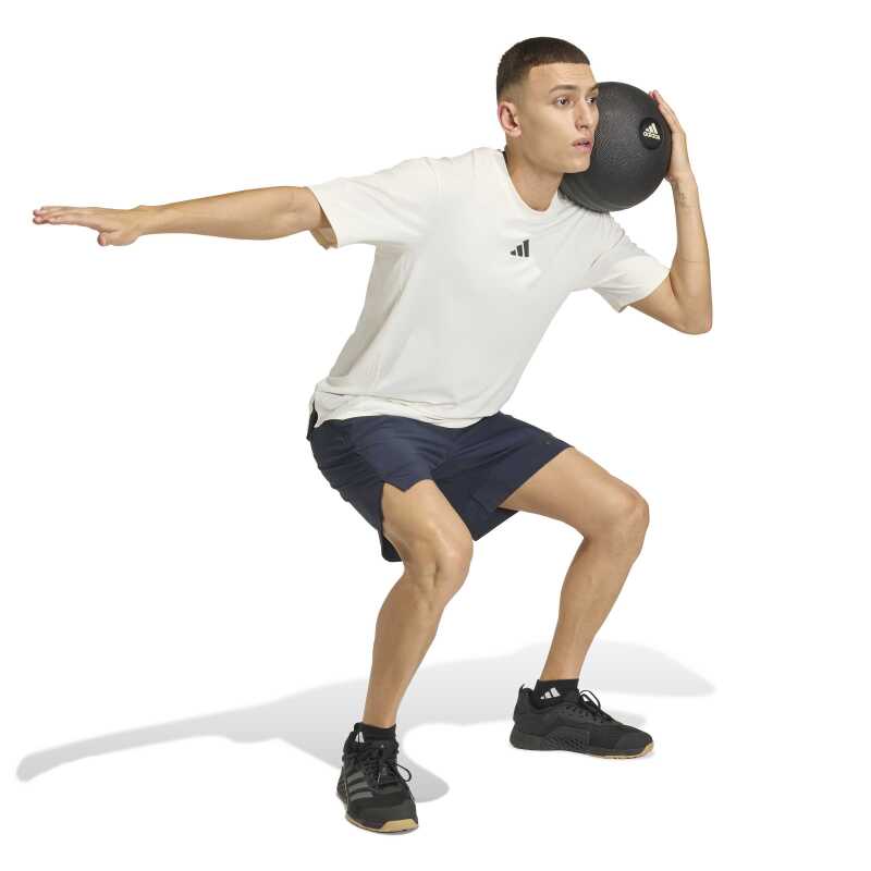 Adidas Designed for Training Lacivert Erkek Şort - 3