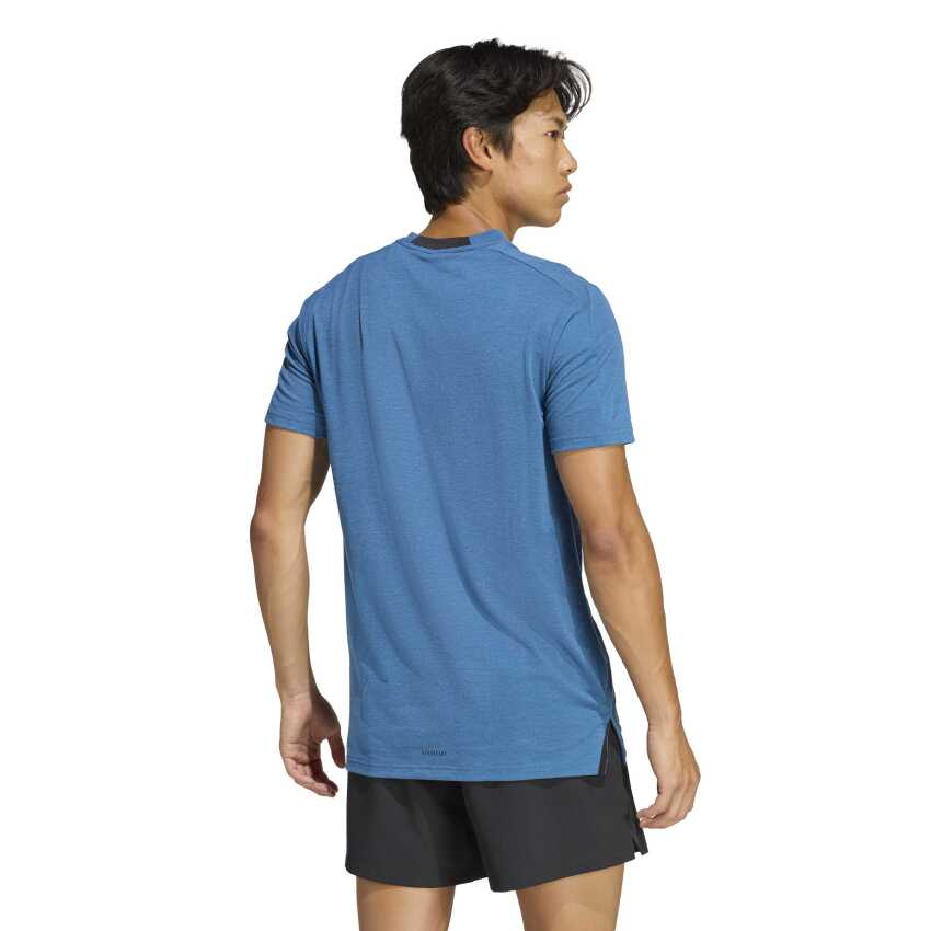 Adidas Designed for Training Mavi Erkek Tshirt - 2