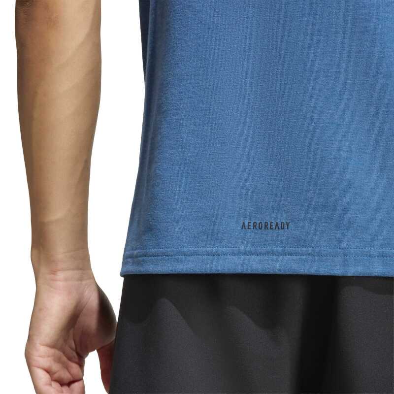 Adidas Designed for Training Mavi Erkek Tshirt - 5