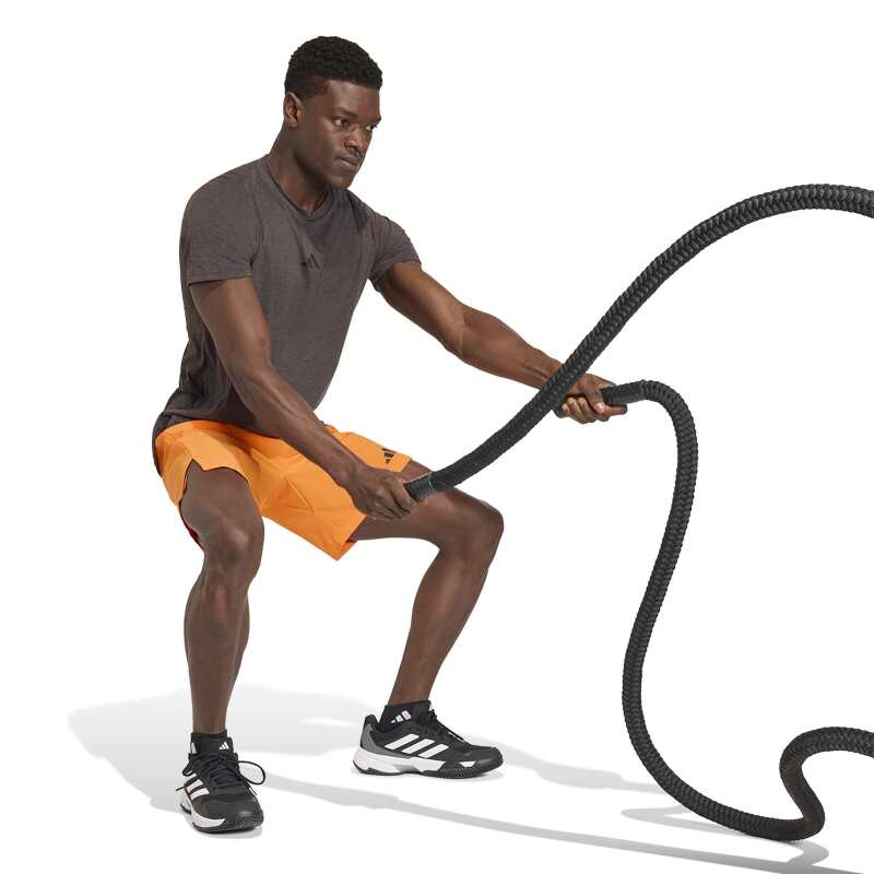 Adidas Designed for Training Kahverengi Erkek Tshirt - 3